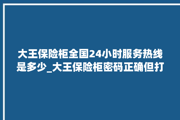 大王保险柜全国24小时服务热线是多少_大王保险柜密码正确但打不开 。保险柜