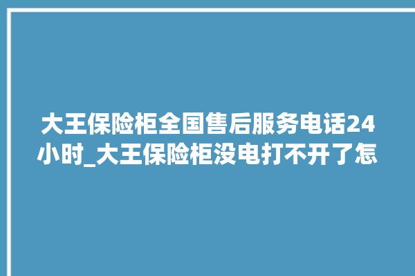 大王保险柜全国售后服务电话24小时_大王保险柜没电打不开了怎么办 。保险柜