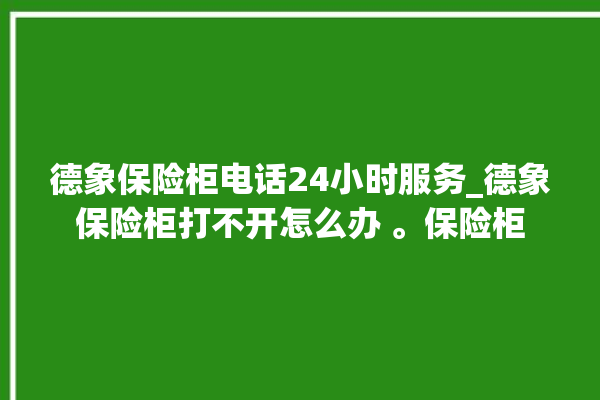 德象保险柜电话24小时服务_德象保险柜打不开怎么办 。保险柜