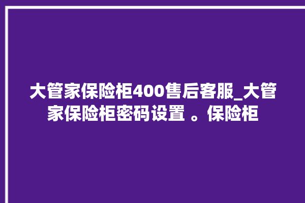 大管家保险柜400售后客服_大管家保险柜密码设置 。保险柜