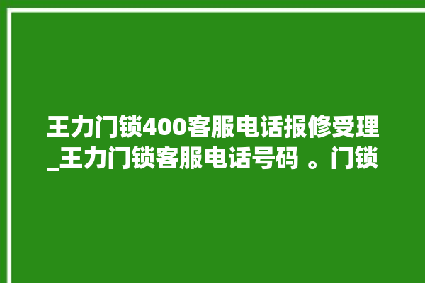 王力门锁400客服电话报修受理_王力门锁客服电话号码 。门锁