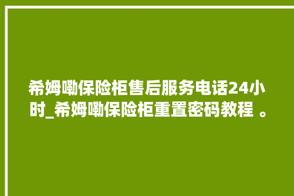 希姆嘞保险柜售后服务电话24小时_希姆嘞保险柜重置密码教程 。保险柜