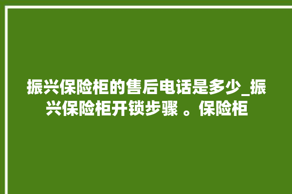 振兴保险柜的售后电话是多少_振兴保险柜开锁步骤 。保险柜