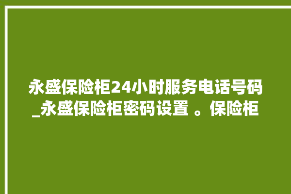 永盛保险柜24小时服务电话号码_永盛保险柜密码设置 。保险柜