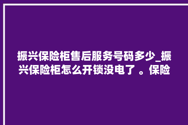 振兴保险柜售后服务号码多少_振兴保险柜怎么开锁没电了 。保险柜