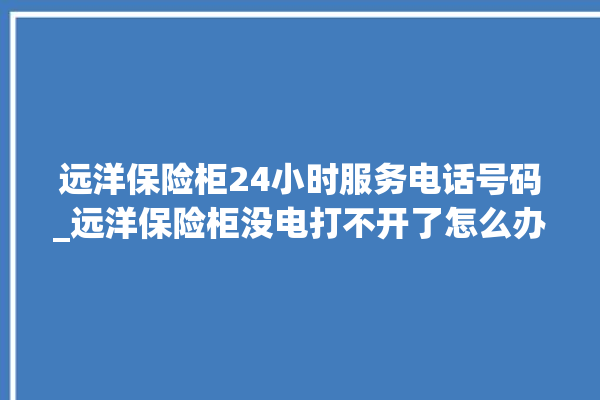 远洋保险柜24小时服务电话号码_远洋保险柜没电打不开了怎么办 。保险柜