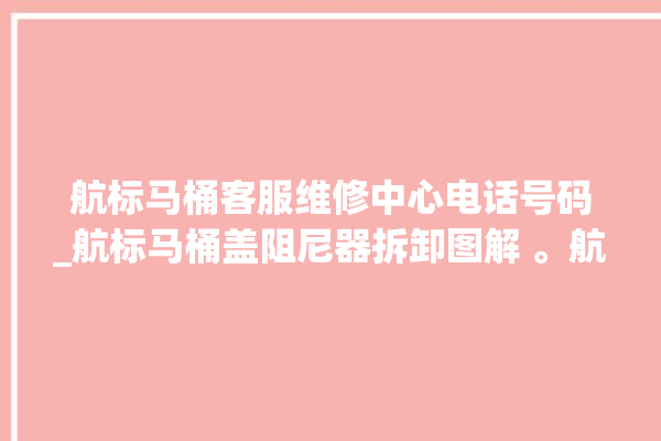 航标马桶客服维修中心电话号码_航标马桶盖阻尼器拆卸图解 。航标