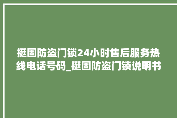 挺固防盗门锁24小时售后服务热线电话号码_挺固防盗门锁说明书 。门锁