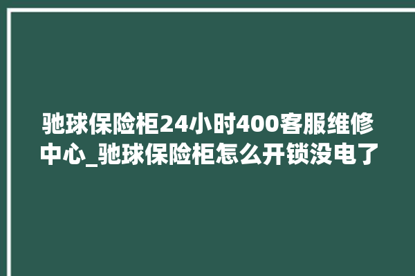 驰球保险柜24小时400客服维修中心_驰球保险柜怎么开锁没电了 。保险柜