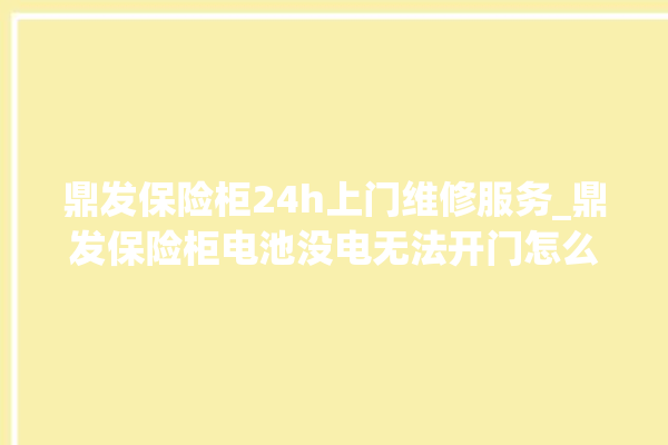 鼎发保险柜24h上门维修服务_鼎发保险柜电池没电无法开门怎么办 。保险柜