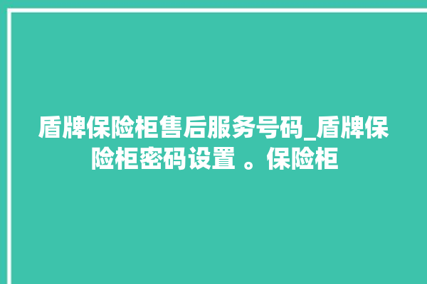 盾牌保险柜售后服务号码_盾牌保险柜密码设置 。保险柜