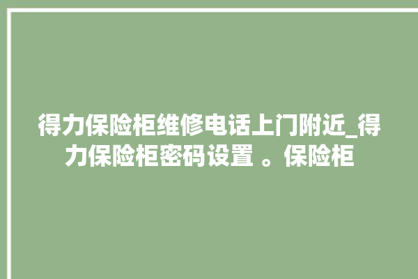 得力保险柜维修电话上门附近_得力保险柜密码设置 。保险柜