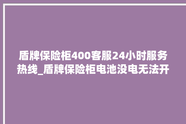 盾牌保险柜400客服24小时服务热线_盾牌保险柜电池没电无法开门怎么办 。保险柜