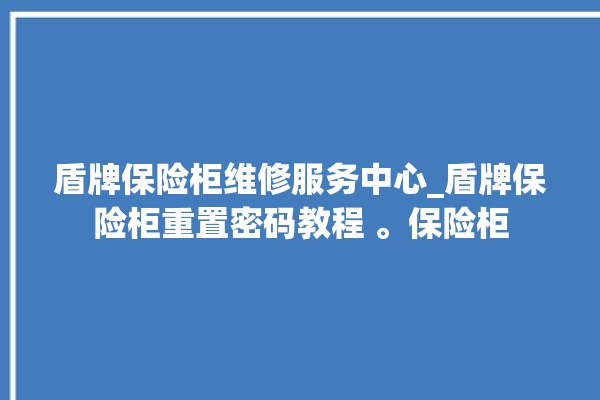 盾牌保险柜维修服务中心_盾牌保险柜重置密码教程 。保险柜