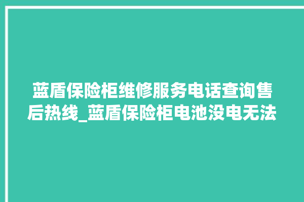 蓝盾保险柜维修服务电话查询售后热线_蓝盾保险柜电池没电无法开门怎么办 。保险柜