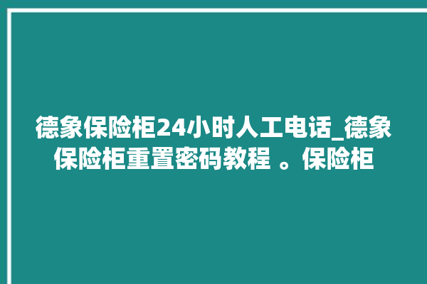 德象保险柜24小时人工电话_德象保险柜重置密码教程 。保险柜