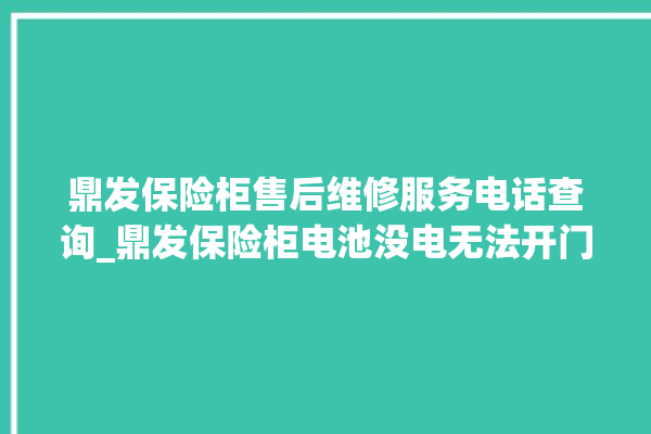 鼎发保险柜售后维修服务电话查询_鼎发保险柜电池没电无法开门怎么办 。保险柜