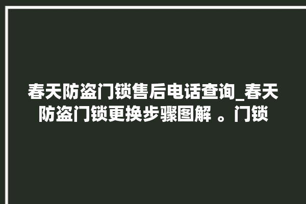 春天防盗门锁售后电话查询_春天防盗门锁更换步骤图解 。门锁