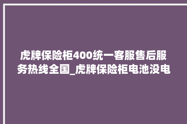 虎牌保险柜400统一客服售后服务热线全国_虎牌保险柜电池没电无法开门怎么办 。保险柜