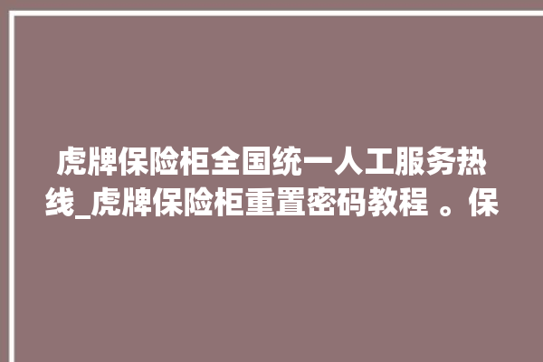 虎牌保险柜全国统一人工服务热线_虎牌保险柜重置密码教程 。保险柜