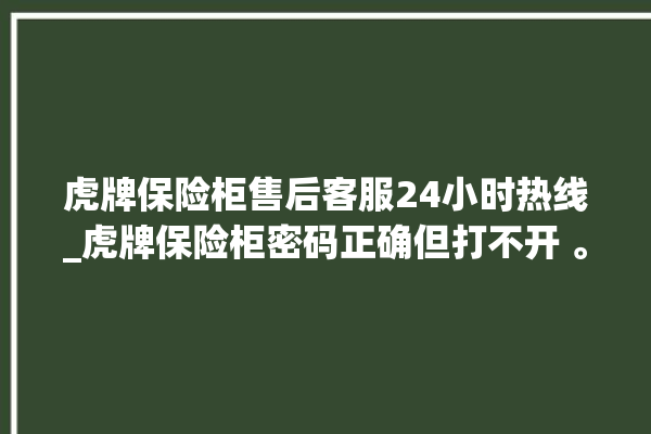 虎牌保险柜售后客服24小时热线_虎牌保险柜密码正确但打不开 。保险柜