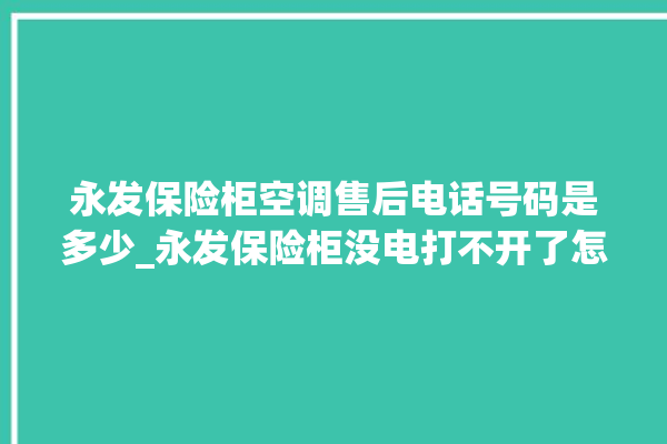 永发保险柜空调售后电话号码是多少_永发保险柜没电打不开了怎么办 。永发