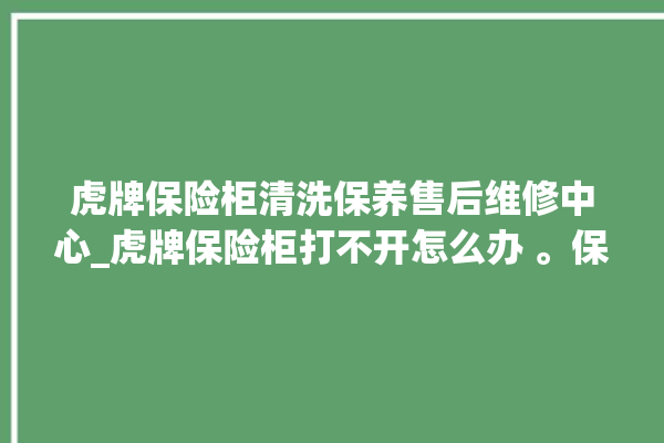 虎牌保险柜清洗保养售后维修中心_虎牌保险柜打不开怎么办 。保险柜