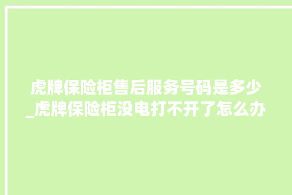 虎牌保险柜售后服务号码是多少_虎牌保险柜没电打不开了怎么办 。保险柜