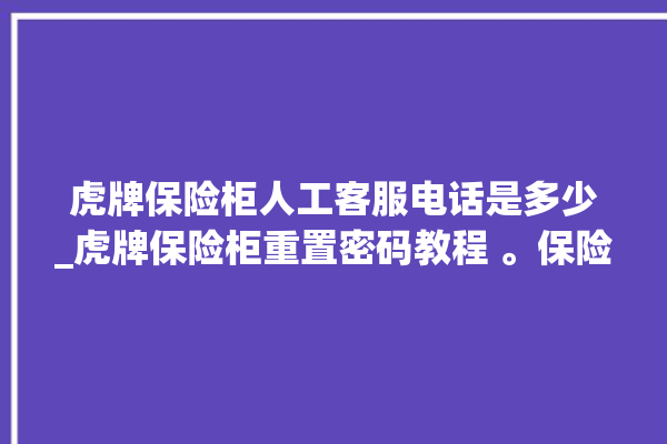 虎牌保险柜人工客服电话是多少_虎牌保险柜重置密码教程 。保险柜