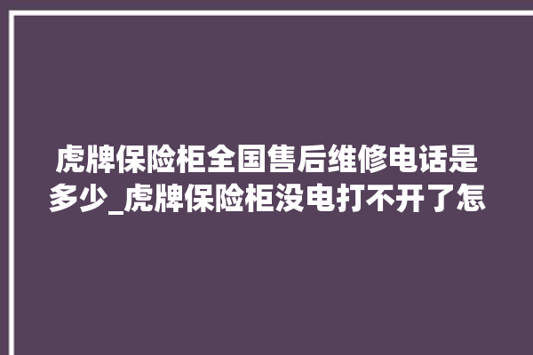 虎牌保险柜全国售后维修电话是多少_虎牌保险柜没电打不开了怎么办 。保险柜