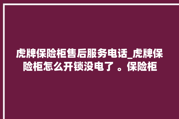 虎牌保险柜售后服务电话_虎牌保险柜怎么开锁没电了 。保险柜