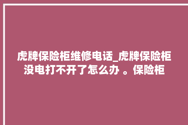 虎牌保险柜维修电话_虎牌保险柜没电打不开了怎么办 。保险柜