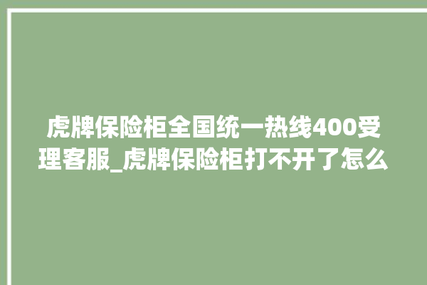 虎牌保险柜全国统一热线400受理客服_虎牌保险柜打不开了怎么办 。保险柜