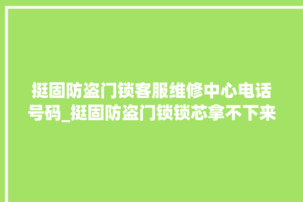 挺固防盗门锁客服维修中心电话号码_挺固防盗门锁锁芯拿不下来 。门锁