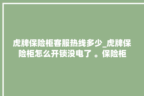 虎牌保险柜客服热线多少_虎牌保险柜怎么开锁没电了 。保险柜