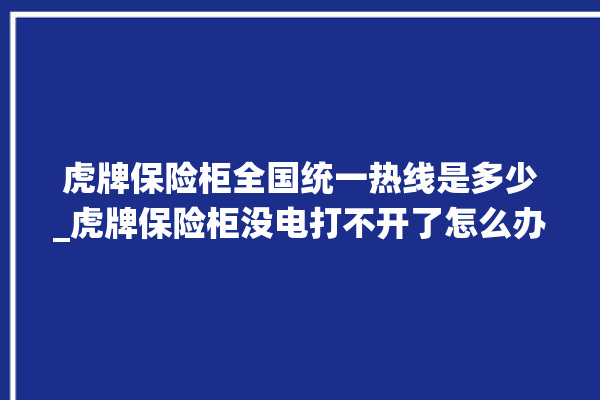 虎牌保险柜全国统一热线是多少_虎牌保险柜没电打不开了怎么办 。保险柜