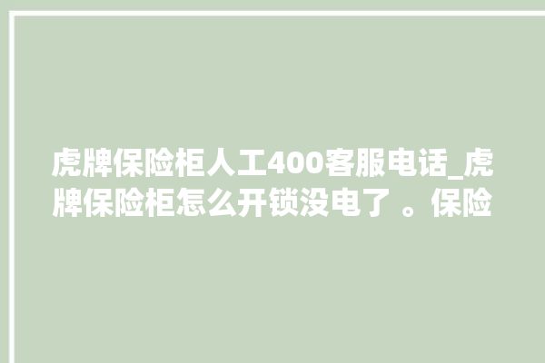 虎牌保险柜人工400客服电话_虎牌保险柜怎么开锁没电了 。保险柜