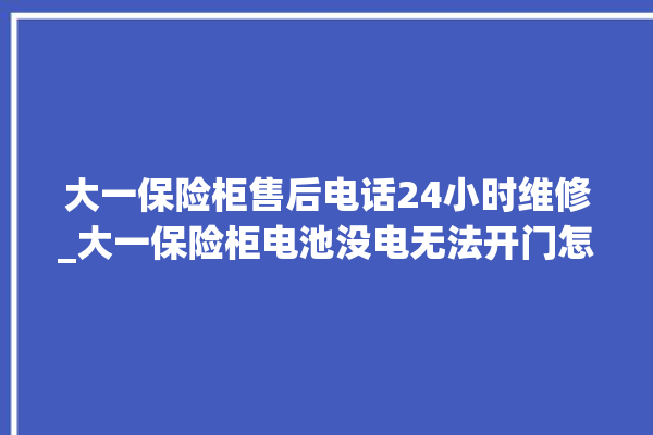 大一保险柜售后电话24小时维修_大一保险柜电池没电无法开门怎么办 。保险柜