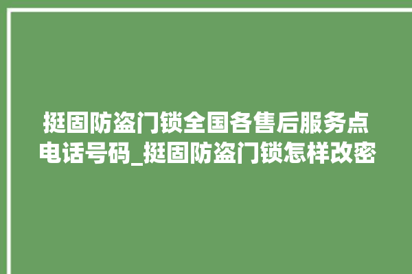 挺固防盗门锁全国各售后服务点电话号码_挺固防盗门锁怎样改密码 。门锁