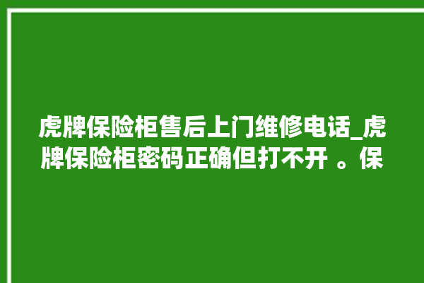 虎牌保险柜售后上门维修电话_虎牌保险柜密码正确但打不开 。保险柜