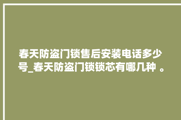 春天防盗门锁售后安装电话多少号_春天防盗门锁锁芯有哪几种 。门锁