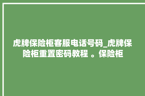 虎牌保险柜客服电话号码_虎牌保险柜重置密码教程 。保险柜