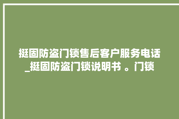 挺固防盗门锁售后客户服务电话_挺固防盗门锁说明书 。门锁