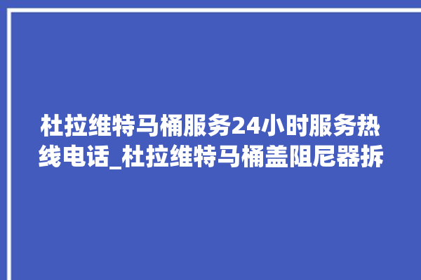 杜拉维特马桶服务24小时服务热线电话_杜拉维特马桶盖阻尼器拆卸图解 。维特