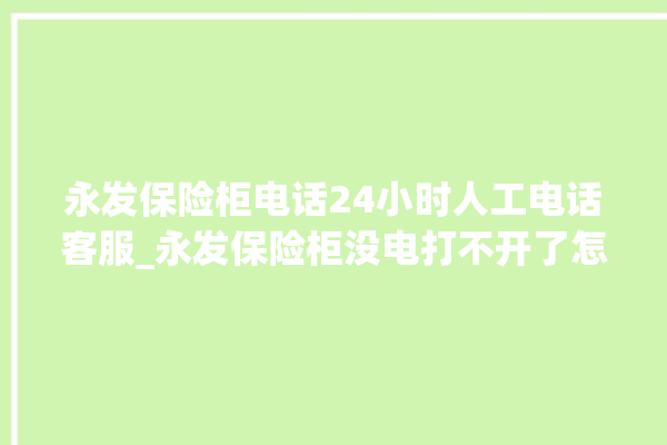 永发保险柜电话24小时人工电话客服_永发保险柜没电打不开了怎么办 。永发