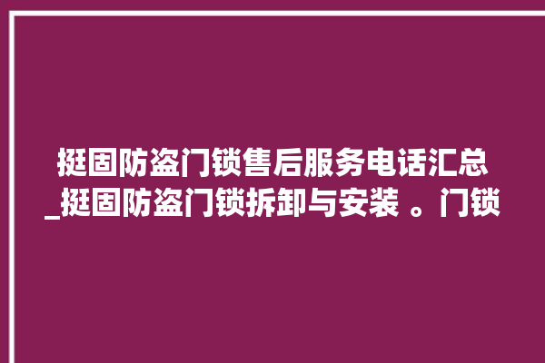 挺固防盗门锁售后服务电话汇总_挺固防盗门锁拆卸与安装 。门锁