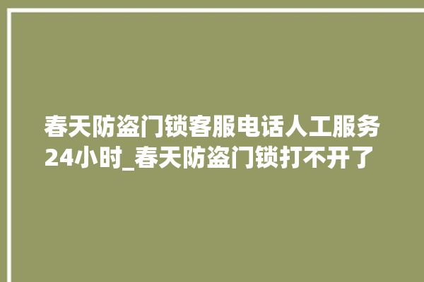 春天防盗门锁客服电话人工服务24小时_春天防盗门锁打不开了 。门锁