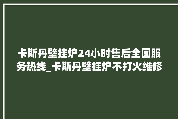 卡斯丹壁挂炉24小时售后全国服务热线_卡斯丹壁挂炉不打火维修。卡斯_壁挂炉