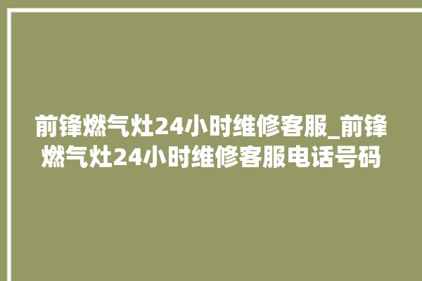 前锋燃气灶24小时维修客服_前锋燃气灶24小时维修客服电话号码。前锋_客服