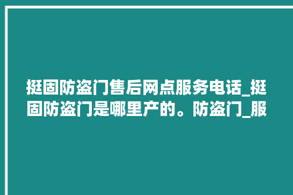 挺固防盗门售后网点服务电话_挺固防盗门是哪里产的。防盗门_服务电话